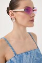 Alexander McQueen okulary przeciwsłoneczne VW702045766 różowy