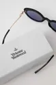 czarny Vivienne Westwood okulary przeciwsłoneczne