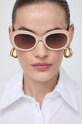 Vivienne Westwood ochelari de soare VW505115753 bej