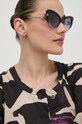 Vivienne Westwood okulary przeciwsłoneczne kocie oczy czarny VW505892453