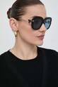 Vivienne Westwood ochelari de soare dreptunghiular negru VW506100150