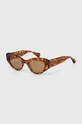 AllSaints okulary przeciwsłoneczne ALS500210351 brązowy AA00