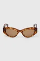 AllSaints okulary przeciwsłoneczne brązowy