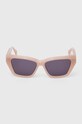 Akcesoria AllSaints okulary przeciwsłoneczne ALS501127356 różowy