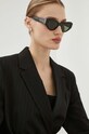 AllSaints okulary przeciwsłoneczne kocie oczy czarny ALS500200151