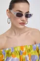 transparentny AllSaints okulary przeciwsłoneczne Damski
