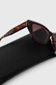 AllSaints okulary przeciwsłoneczne brązowy ALS501116656
