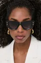 czarny Balmain okulary przeciwsłoneczne Damski