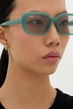 Akcesoria Ray-Ban okulary przeciwsłoneczne 0RB4421D zielony