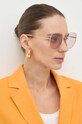 Сонцезахисні окуляри Jimmy Choo однотонна з деталлю рожевий 0JC4006BD