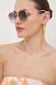 Jimmy Choo okulary przeciwsłoneczne okrągłe fioletowy 0JC4007BD
