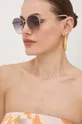 vijolična Sončna očala Jimmy Choo Ženski