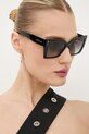 Сонцезахисні окуляри Jimmy Choo однотонна з деталлю чорний 0JC5001B