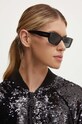 Jimmy Choo ochelari de soare dreptunghiular negru 0JC5002BU
