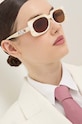 Michael Kors okulary przeciwsłoneczne BORDEAUX jednolita beżowy 0MK2215