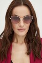 Michael Kors ochelari de soare CATALONIA ochi de pisică aur 0MK1144B