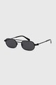 Off-White occhiali da sole a tinta unita nero OERI123.551007