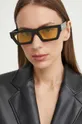 czarny Off-White okulary przeciwsłoneczne