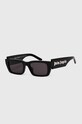 Palm Angels okulary przeciwsłoneczne jednolita czarny PERI002.531007