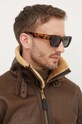 Солнцезащитные очки Palm Angels PERI034.516007 коричневый AA00