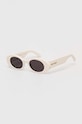 Palm Angels okulary przeciwsłoneczne okrągłe biały PERI051.500107
