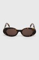 Palm Angels okulary przeciwsłoneczne PERI051.506064 brązowy AA00