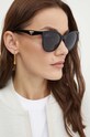 Солнцезащитные очки Emporio Armani кошачий глаз чёрный 0EA4222U