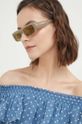 Emporio Armani okulary przeciwsłoneczne lustrzana beżowy 0EA4229U