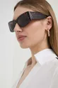 bordowy Balenciaga okulary przeciwsłoneczne Damski