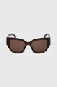 Akcesoria Balenciaga okulary przeciwsłoneczne BB0323SK brązowy