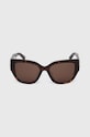 Akcesoria Balenciaga okulary przeciwsłoneczne BB0323SK brązowy