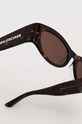 Balenciaga okulary przeciwsłoneczne brązowy BB0330SK