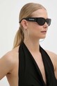 Balenciaga ochelari de soare rotund negru BB0330SK