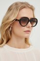 Chloé ochelari de soare neted cu detalii maro CH0221S