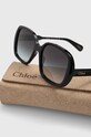 Chloé okulary przeciwsłoneczne czarny CH0222S