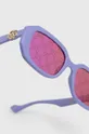 fioletowy Gucci okulary przeciwsłoneczne