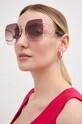 Sluneční brýle Gucci gradientní zlatá GG1564SA