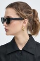 Saint Laurent okulary przeciwsłoneczne jednolita czarny SL.676