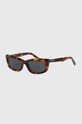 Saint Laurent okulary przeciwsłoneczne SL.658 brązowy AA00