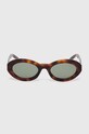 Akcesoria Saint Laurent okulary przeciwsłoneczne SL.M136 brązowy