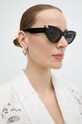 Alexander McQueen ochelari de soare ochi de pisică negru AM0442S