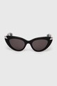 Akcesoria Alexander McQueen okulary przeciwsłoneczne AM0442S czarny