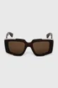 Alexander McQueen occhiali da sole Metallo, Plastica