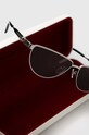 Alexander McQueen okulary przeciwsłoneczne AM0456S srebrny
