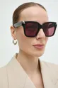 czarny Alexander McQueen okulary przeciwsłoneczne Damski