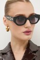Gucci okulary przeciwsłoneczne kocie oczy czarny GG1553S