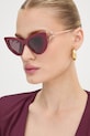 Slnečné okuliare Gucci nie burgundské GG1565S