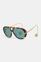 Bottega Veneta okulary przeciwsłoneczne jednolita brązowy BV1273S