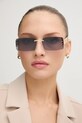 Солнцезащитные очки Moschino однотонная с деталью золотой MOS169/S