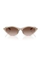 Akcesoria Armani Exchange okulary przeciwsłoneczne 0AX4152SU beżowy